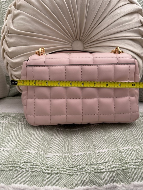 Michael Kors Blush Quilted Shoulder Bag with Gold Hardware main image 6